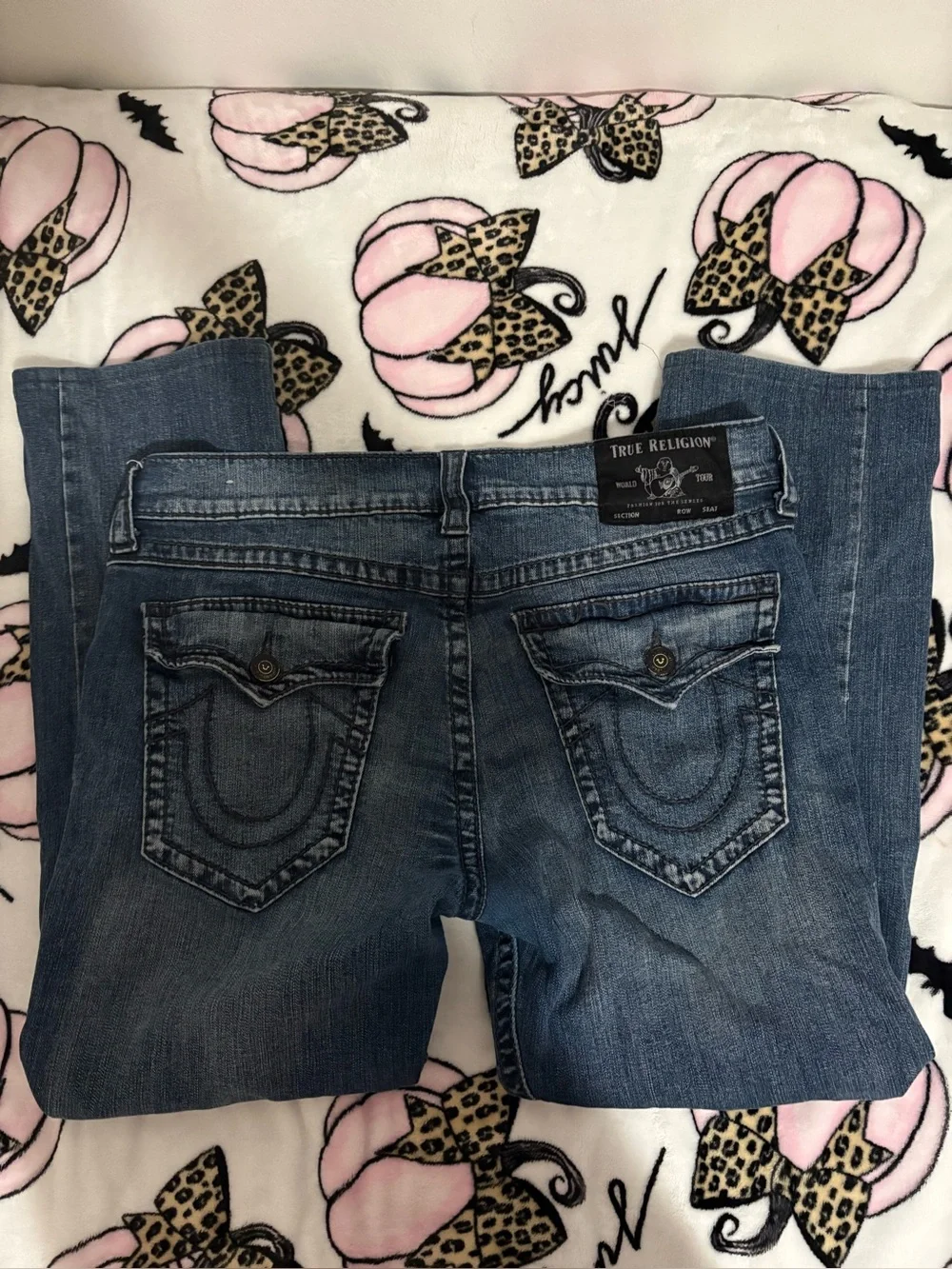 True Religion Men’s Ricky Relaxed Straight Demin Jeans